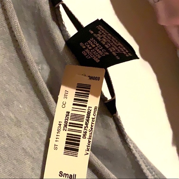 Victoria’s Secret GRAY ANGEL SZ.S Sleep Shirt BNWT - Picture 4 of 11